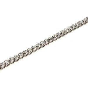 18WG Diamond Line Bracelet 2.22TDW