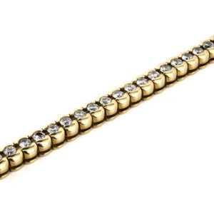 18YG Diamond Line Bracelet 2.75TDW