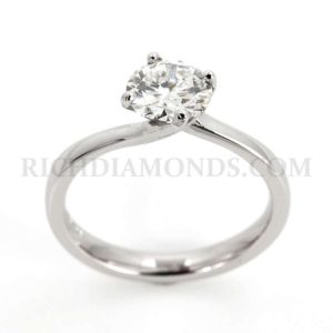 1.18ct G/VS1 Round Diamond Ring