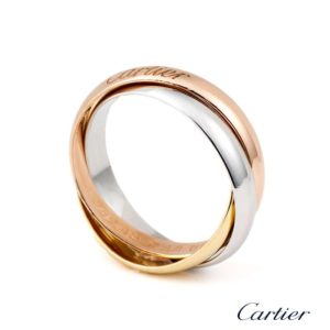 18K Cartier Trinity Ring size 49