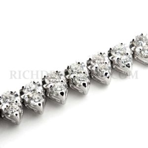 18WG Diamond Line Bracelet 2.35TDW