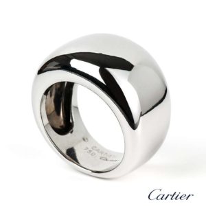 18WG Cartier Dome Ring size 51