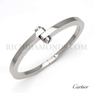 18WG Cartier Knot Bangle size Small