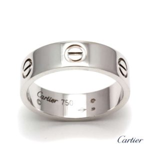 18WG Cartier Love Ring size 63