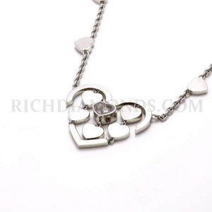 18WG Chopard Happy Amore Necklace