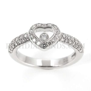 18WG Chopard Happy Heart Ring