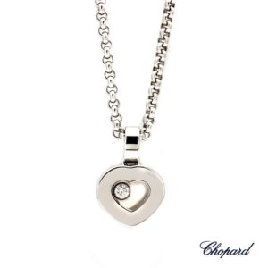 18WG Chopard Happy Diamond necklace 79/2897