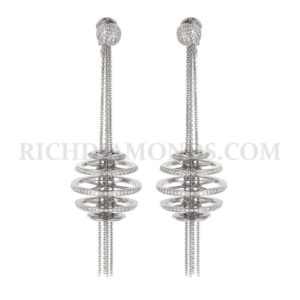 18WG Chopard Sphere Drop Earrings 84/6953-1001