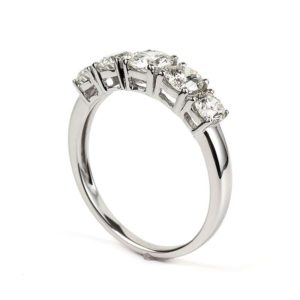 18WG Diamond Half Eternity Ring 1.31TDW