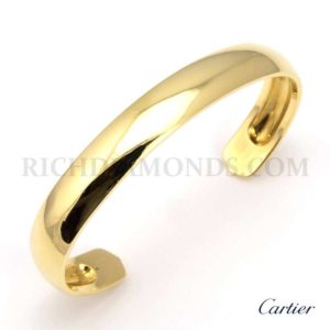 18YG Cartier C Bangle