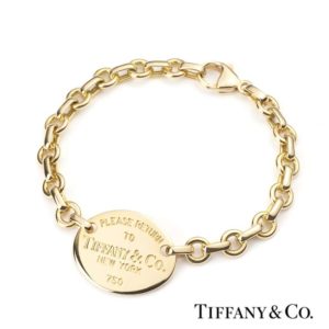 18YG Tiffany & Co. 'Return to Tiffany' Bracelet