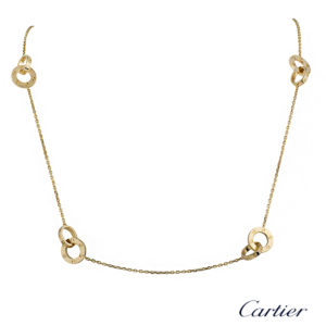 Cartier 18k Yellow Gold Love Necklace B7216800 B&P