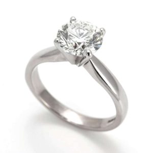 18ct White Gold Round Diamond Ring 1.53ct G/SI2