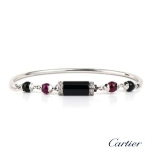 Cartier 18k White Gold Le Baiser Du Dragon Bracelet