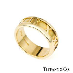Tiffany & Co. 18ct Yellow Gold Atlas Ring