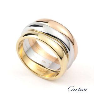 Cartier 18ct Gold Trinity Stacking Ring