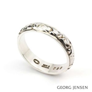 Georg Jenson Silver Patterned Band