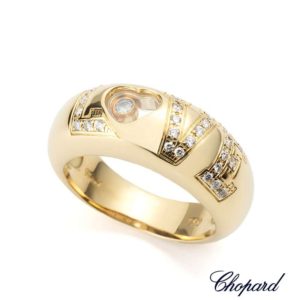 18YG Chopard Diamond LOVE Ring