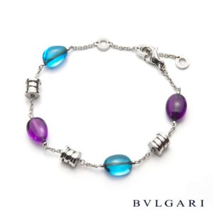 Bvlgari 18ct White Gold B.ZERO1 Bracelet BR854688