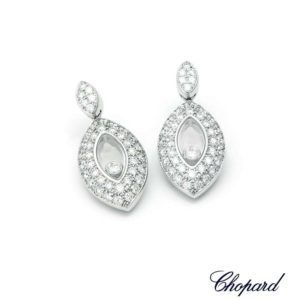 Chopard 18k White Gold Diamond Earrings 83/5723-1001