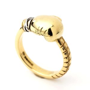 Asprey 18ct Yellow Gold Boxing Glove Ring