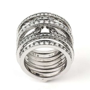18WG Diamond Dress Ring 6.50TDW