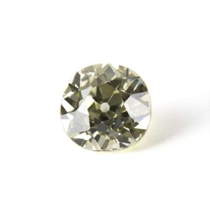 Old Cushion Cut Fancy Light Yellow Diamond 2.22ct VS1