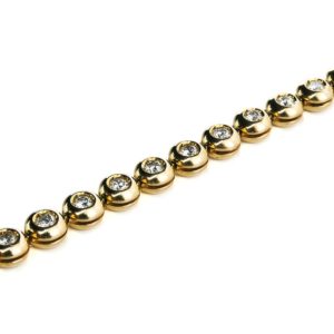 18YG Diamond Line Bracelet 2.31TDW