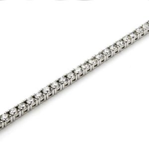 18WG Diamond Line Bracelet 4.65TDW