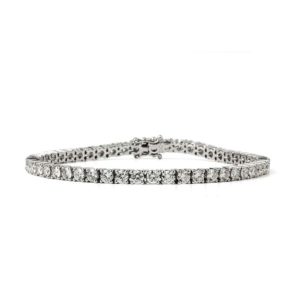 18WG Diamond Line Bracelet 6.23TDW