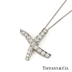 Plat Tiffany & Co. Paloma's X Pendant