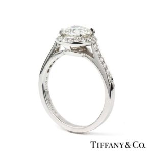 Plat Tiffany & Co. EMBRACE Diamond Ring 1.19ct H/VVS1