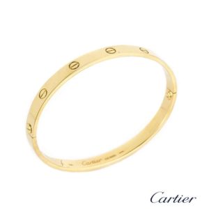 Cartier 18k Yellow Gold Love Bangle Size 20 B6035520