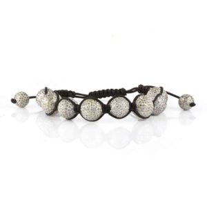 18k White Gold Diamond Encrusted Bracelet 9.59ct