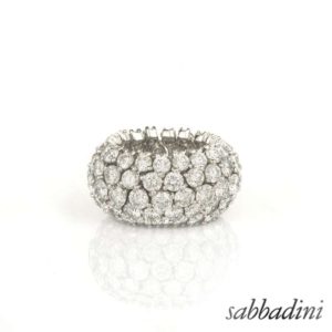 Sabbadini Diamond Dress Ring Set in Platinum 13.00ct H/VS2