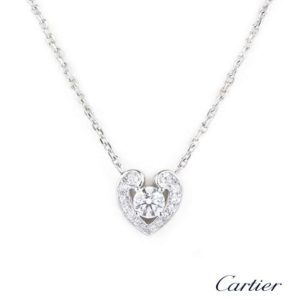 Cartier Diamond Pendant in Platinum 0.51 G/VS1 N3018300