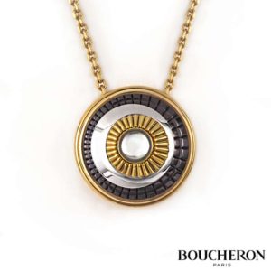 Boucheron 18k Rose Gold Quatre Pendant B&P N04528