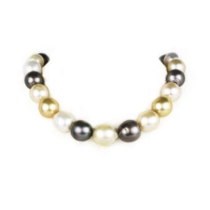 Natural Graduated Pearl Necklet