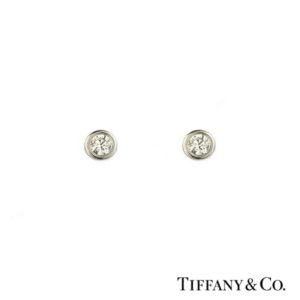 Tiffany & Co. Elsa Peretti By the Yard Earstuds in Platinum