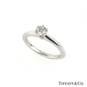 Tiffany & Co Diamond Ring in Platinum 0.28ct H/VS