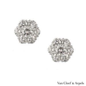Van Cleef & Arpels 18k White Gold Diamond Earstuds VCARA48300