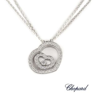 Chopard 18k White Gold Happy Spirit Pendant 79/5649/0-20