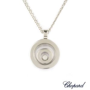 Chopard 18k White Gold Happy Spirit Pendant