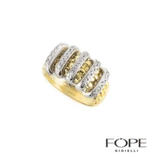 Fope 18k Yellow Gold Gioielli Maori Ring