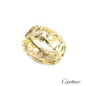 Cartier 18k Yellow gold C de Cartier Ring Size 54