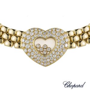 Chopard 18k Yellow Gold Happy Diamonds Necklace 81/5427-20