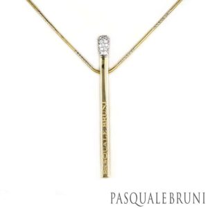 Pasquale Bruni 18k Yellow Gold Diamond Set Accendimi Pendant