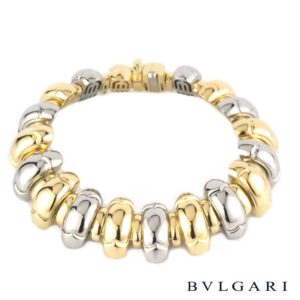 Bvlgari 18k Bi-Colour Gold Flexi Link Bracelet