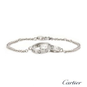 Cartier 18k White Gold Love Bracelet B6027200
