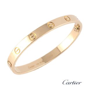 Cartier 18k Rose Gold Love Bangle Size 16 B6035616